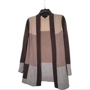 Charter Club Luxury Cashmere Cardigan ~ Color Block